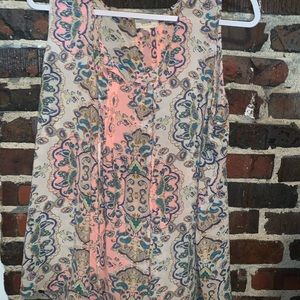 Perch paisley sleeveless top Size 2xl